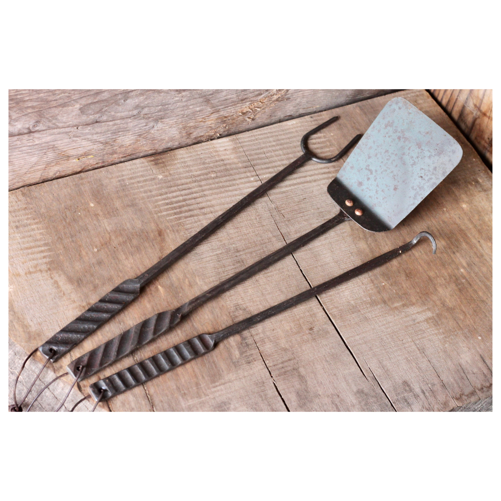 "Grill-Marked" BBQ Grill Set