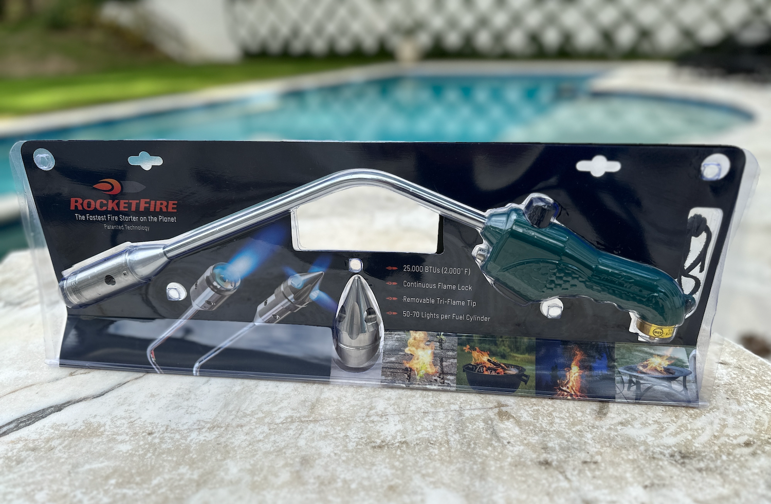 The RocketFire™ Fire Torch, Red Master Carton (4 Units)