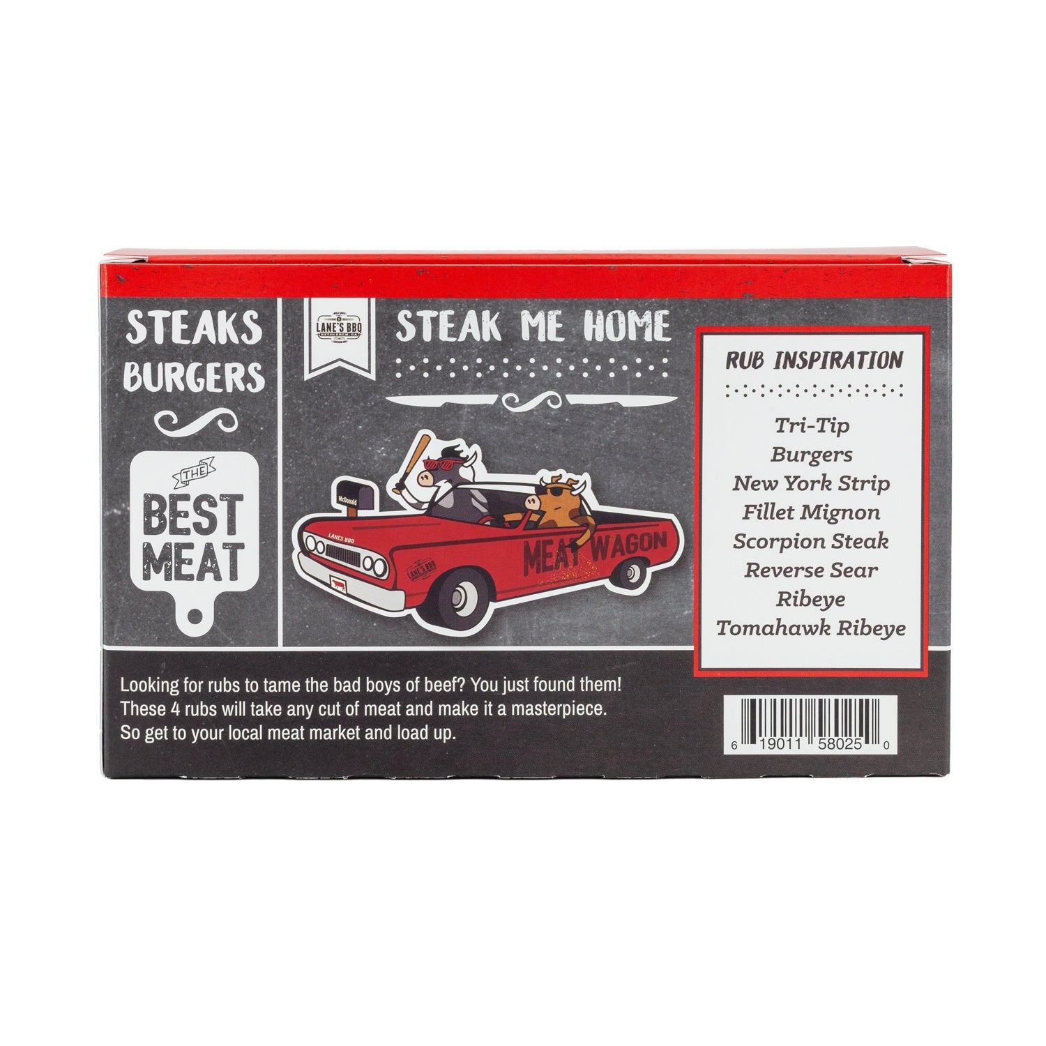 Lane's Best Steak Rubs 4-Pack Set