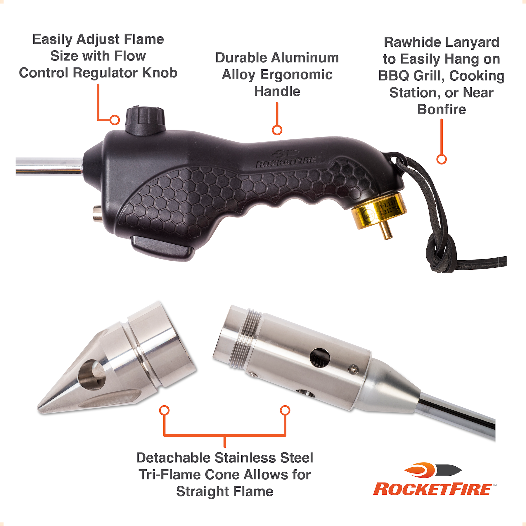 The RocketFire™ Fire Torch, Green Master Carton (4 Units)